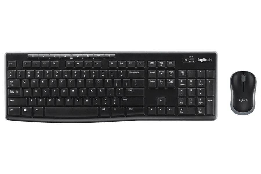 Set Tastatură + Mouse Logitech MK270, Fără fir, Negru