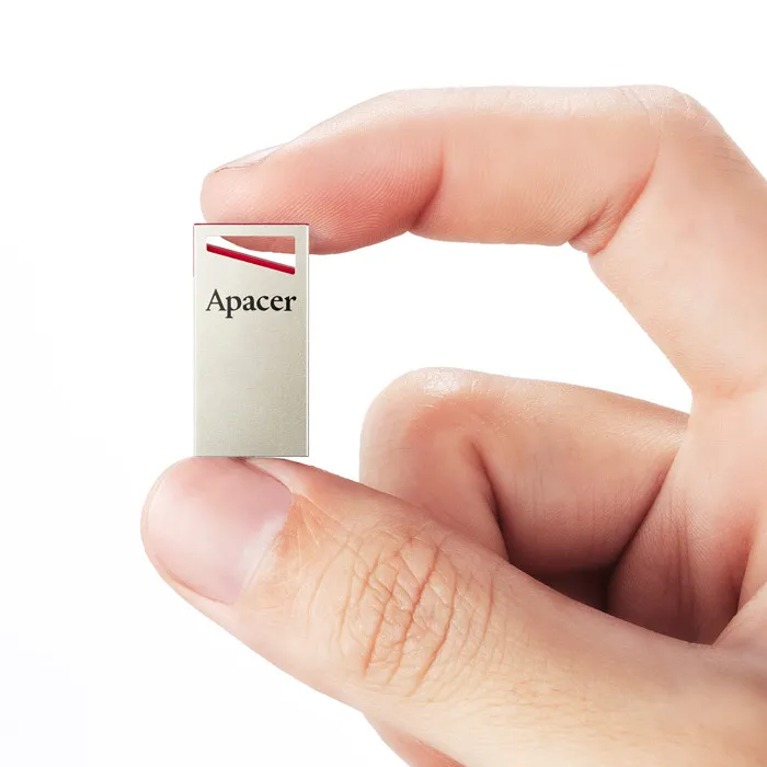 Memorie USB Apacer AH112, 32GB, Argintiu/Rosu
