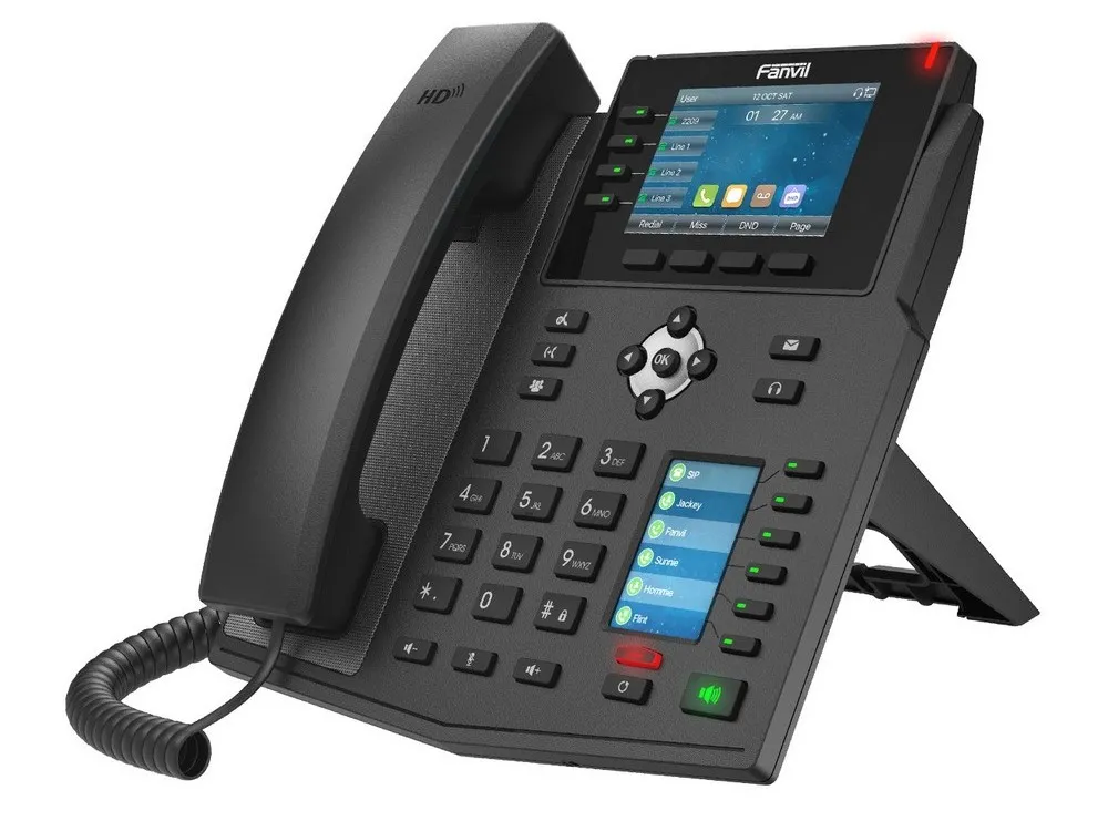 Telefon IP Fanvil X5U, Negru