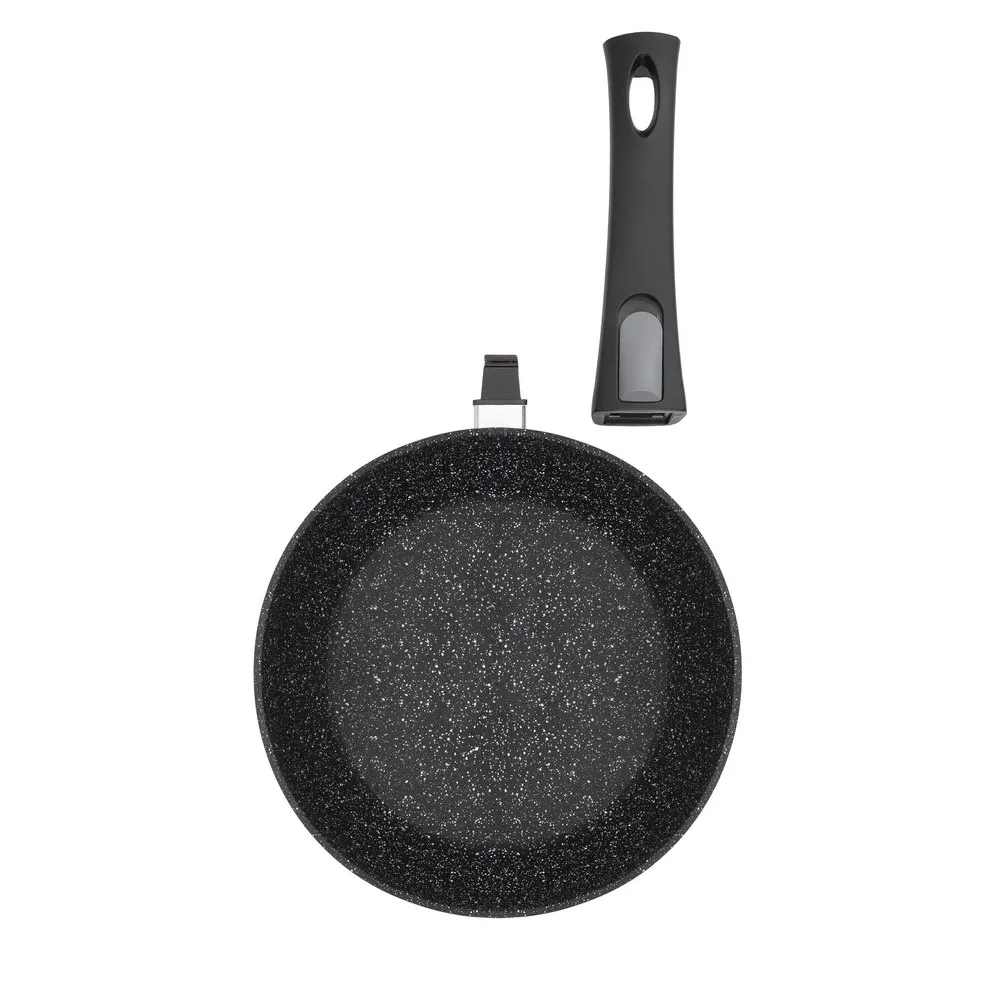 Tigaie adâncă RESTO 93013, 26cm, Negru