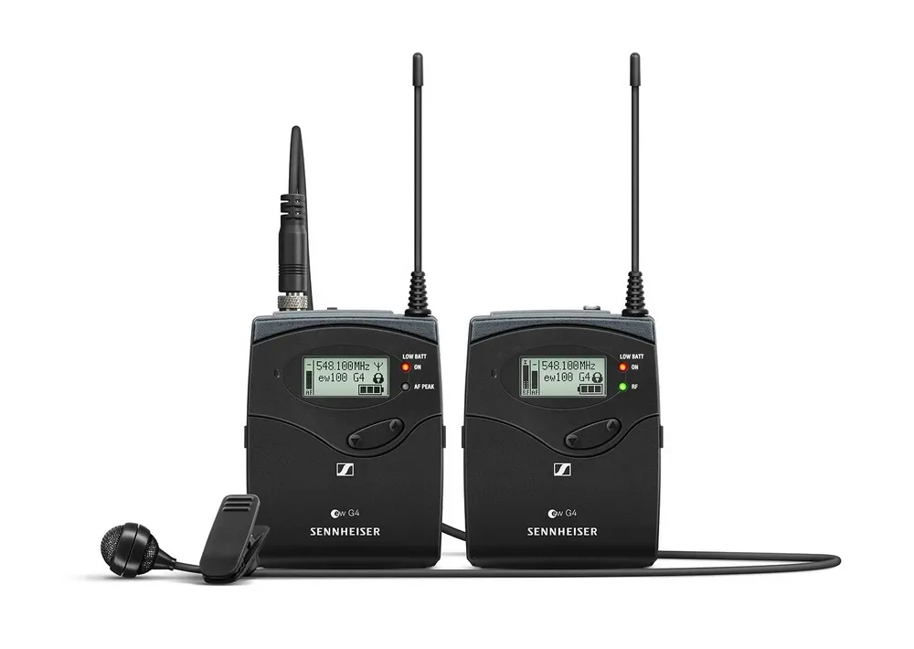 Microfon vocal Sennheiser EW 122P G4-E, Fără fir, Negru