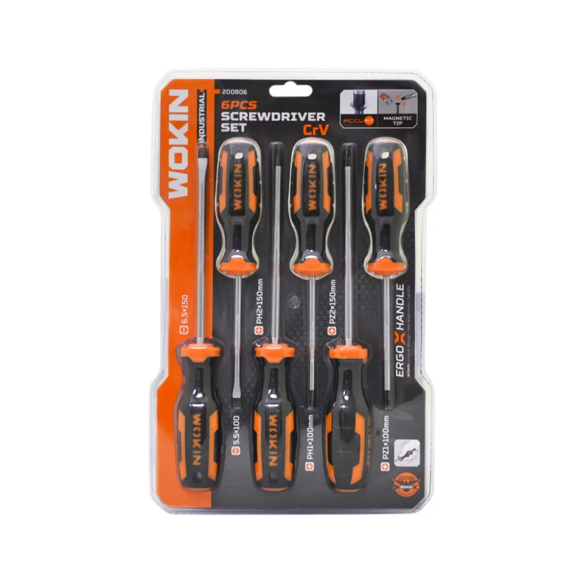Set de 6 Surubelnita WOKIN Cr-V (Industrial)