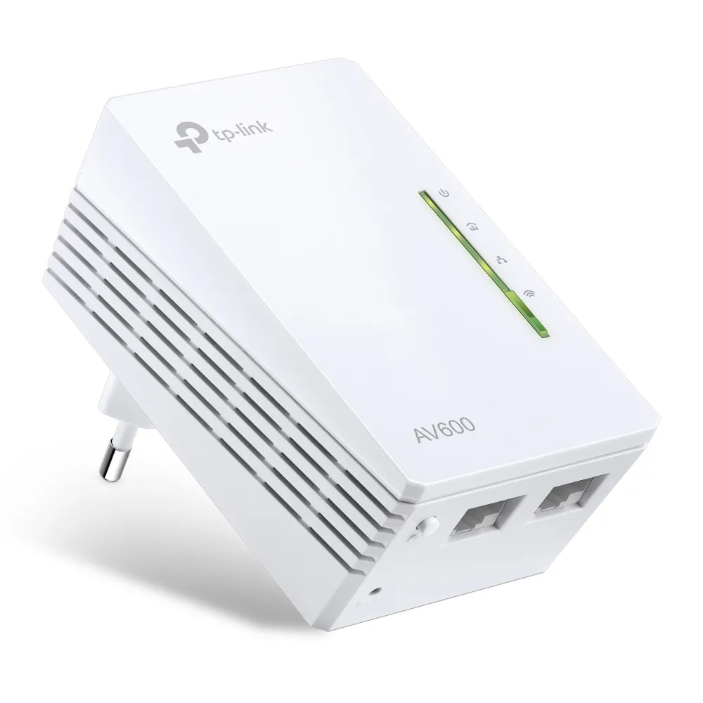 Powerline Adapter  TP-LINK TL-WPA4220, AV600, 600 Mbps, Alb